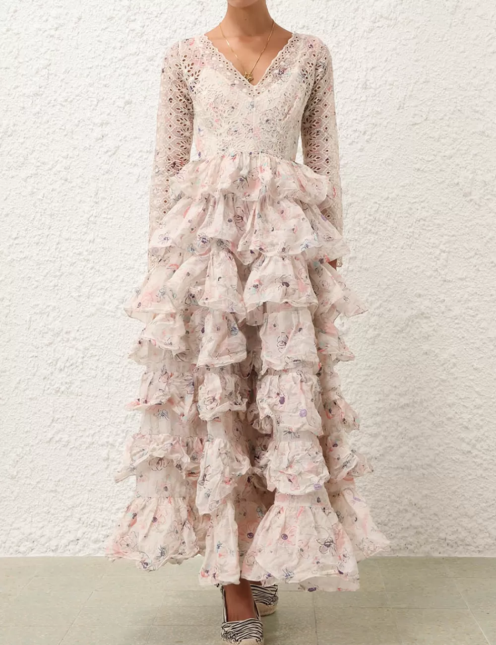 ZIMMERMANN Halliday Tiered Ruffle Gown