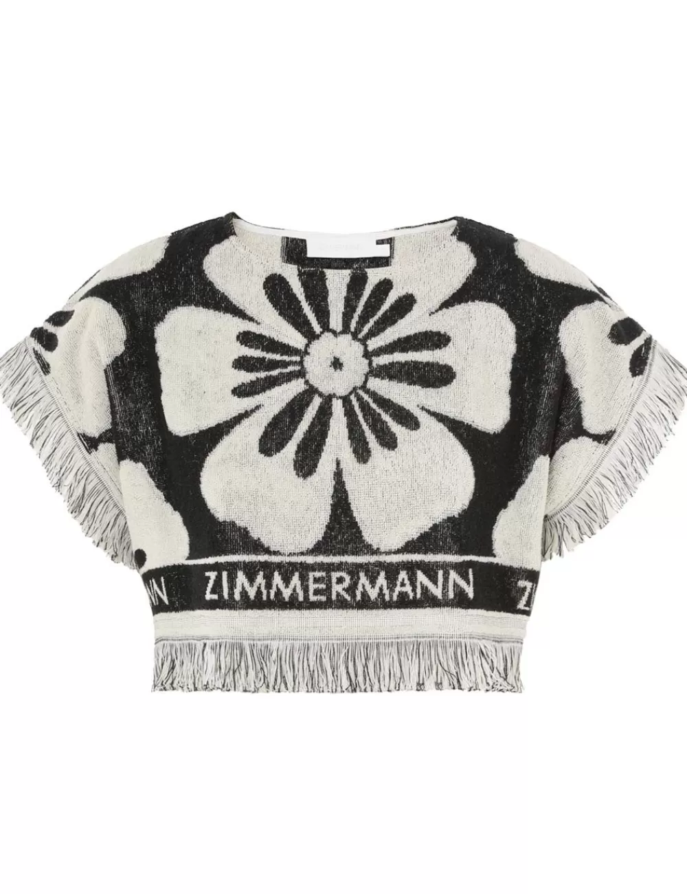 ZIMMERMANN Halliday Towelling Crop Top