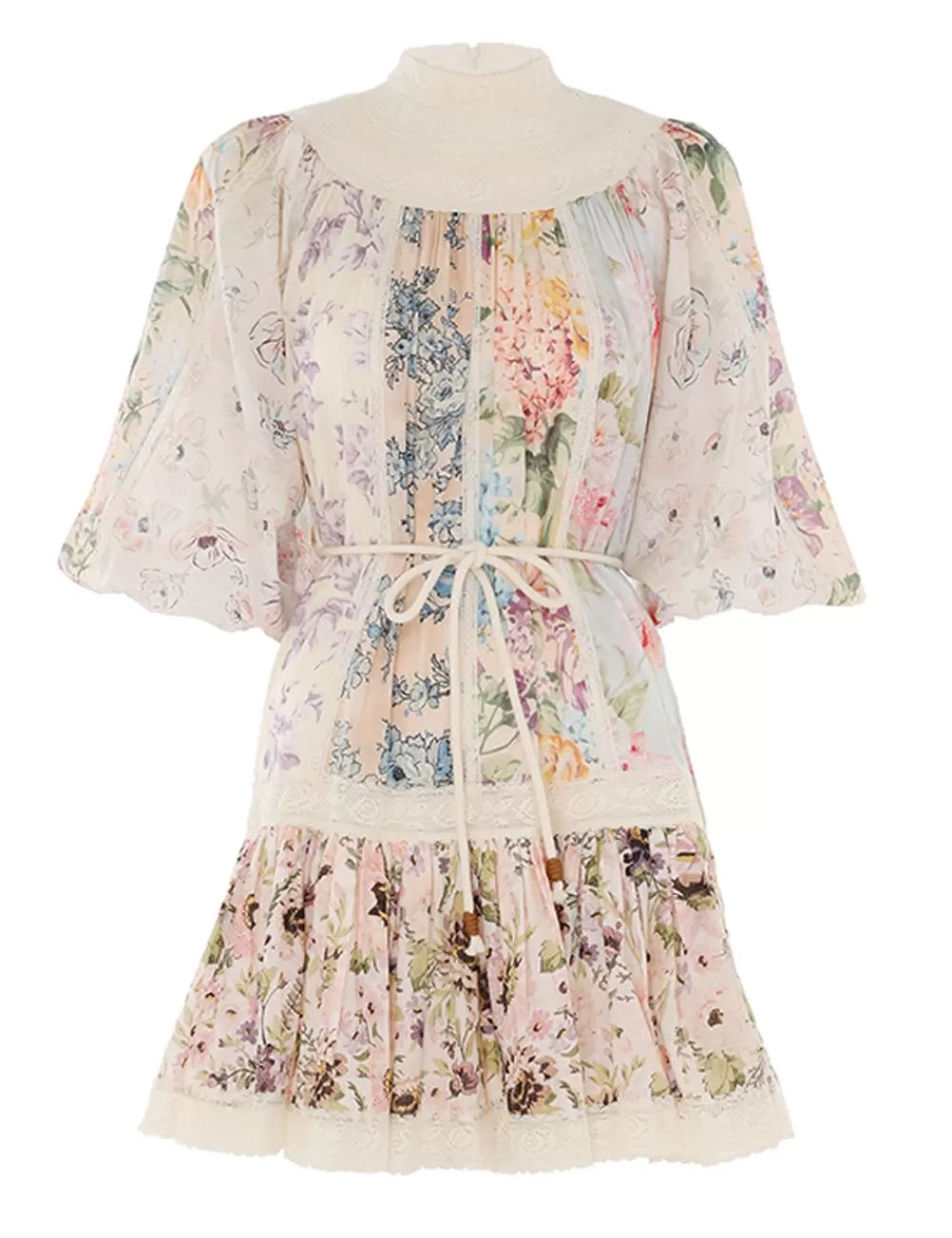 ZIMMERMANN Halliday Yoke Mini Dress