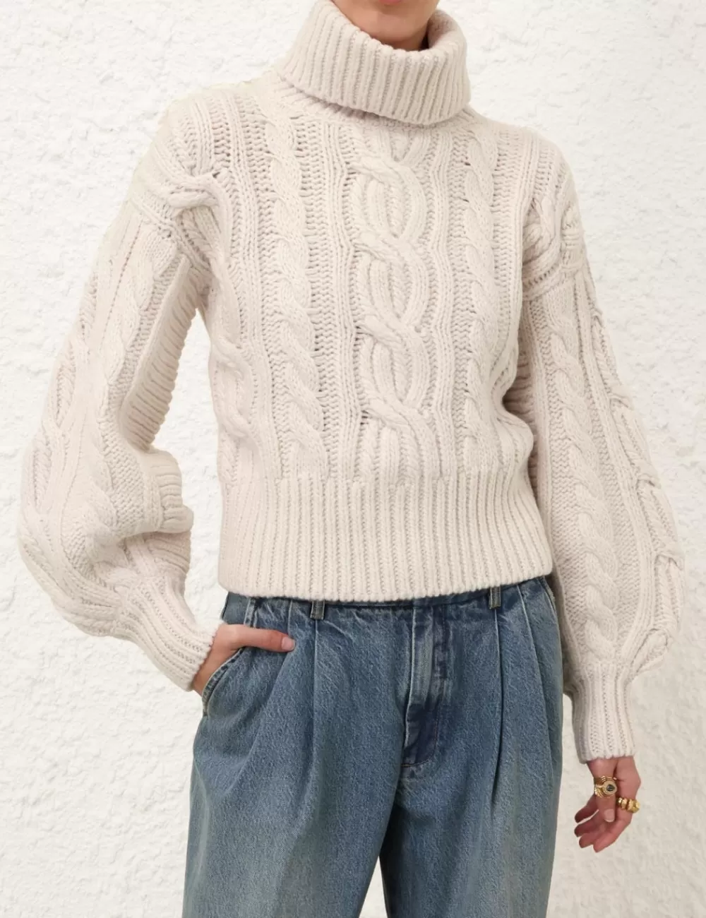 ZIMMERMANN Illustration Cable Sweater