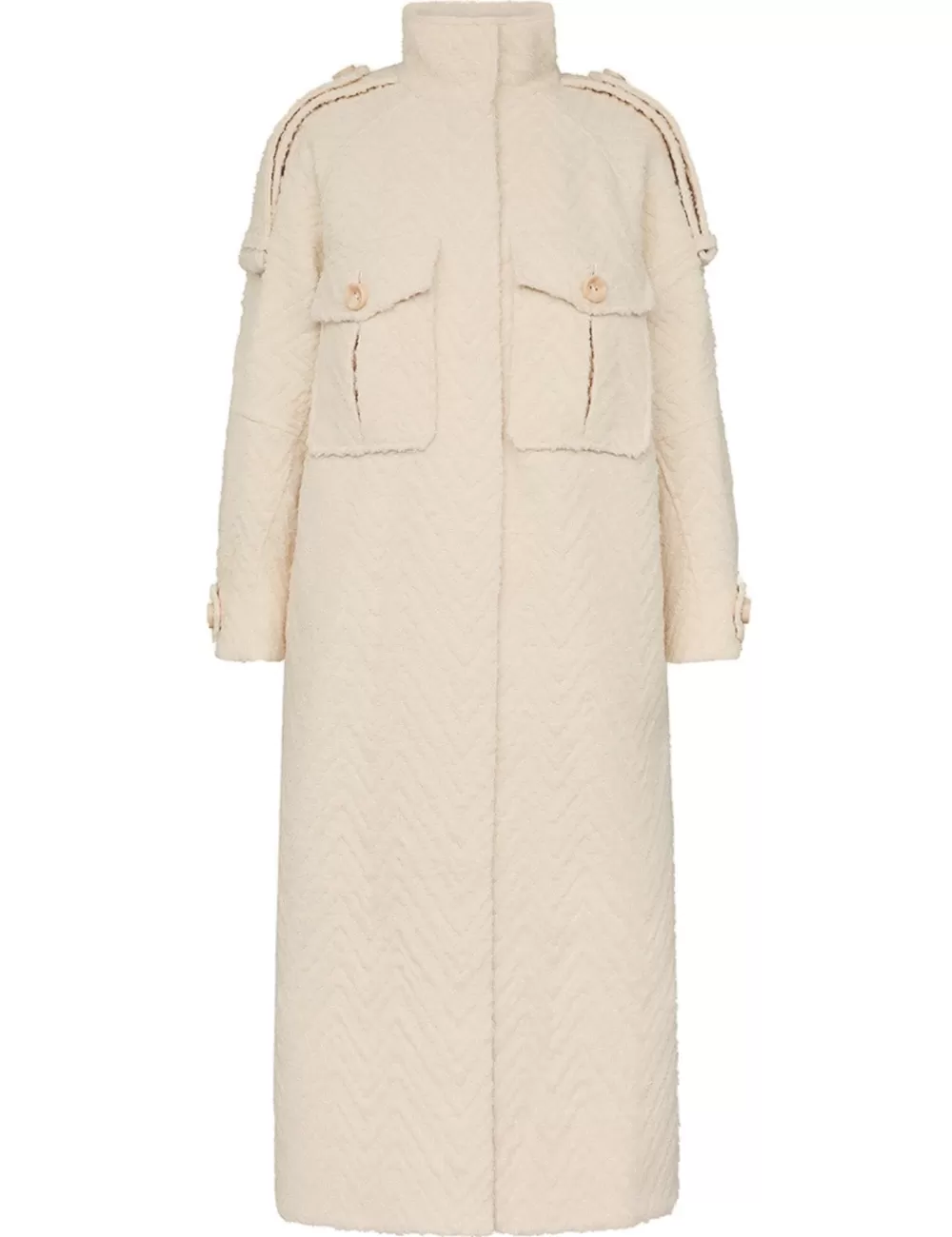 ZIMMERMANN Illustration Chevron Coat