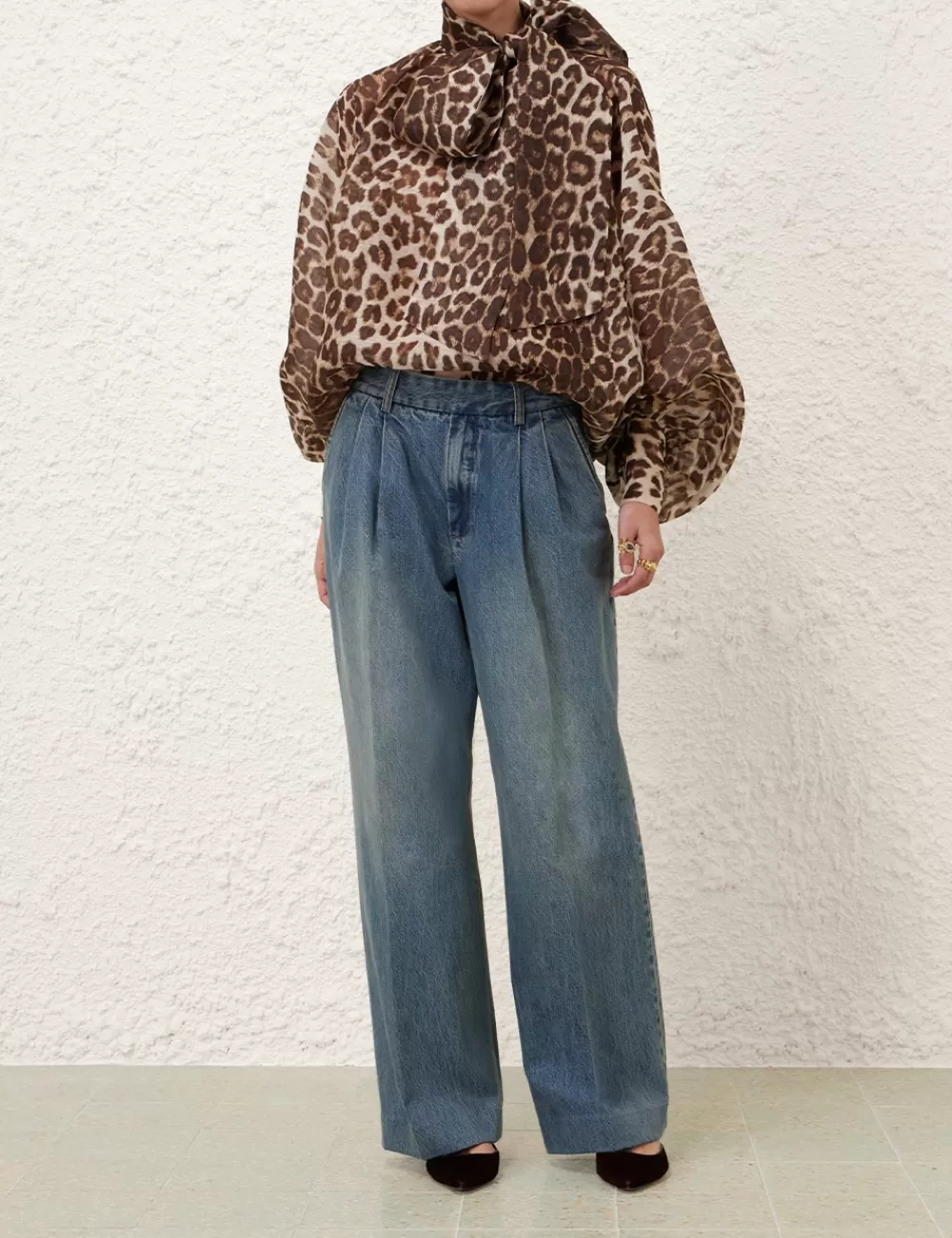 ZIMMERMANN Illustration Denim Pant