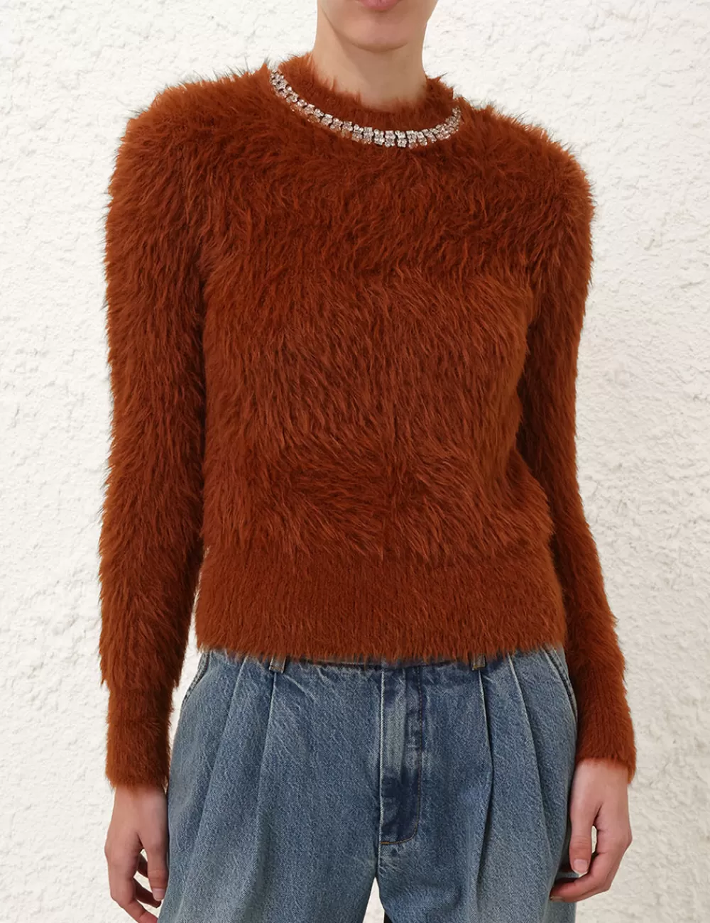 ZIMMERMANN Illustration Fluffy Sweater