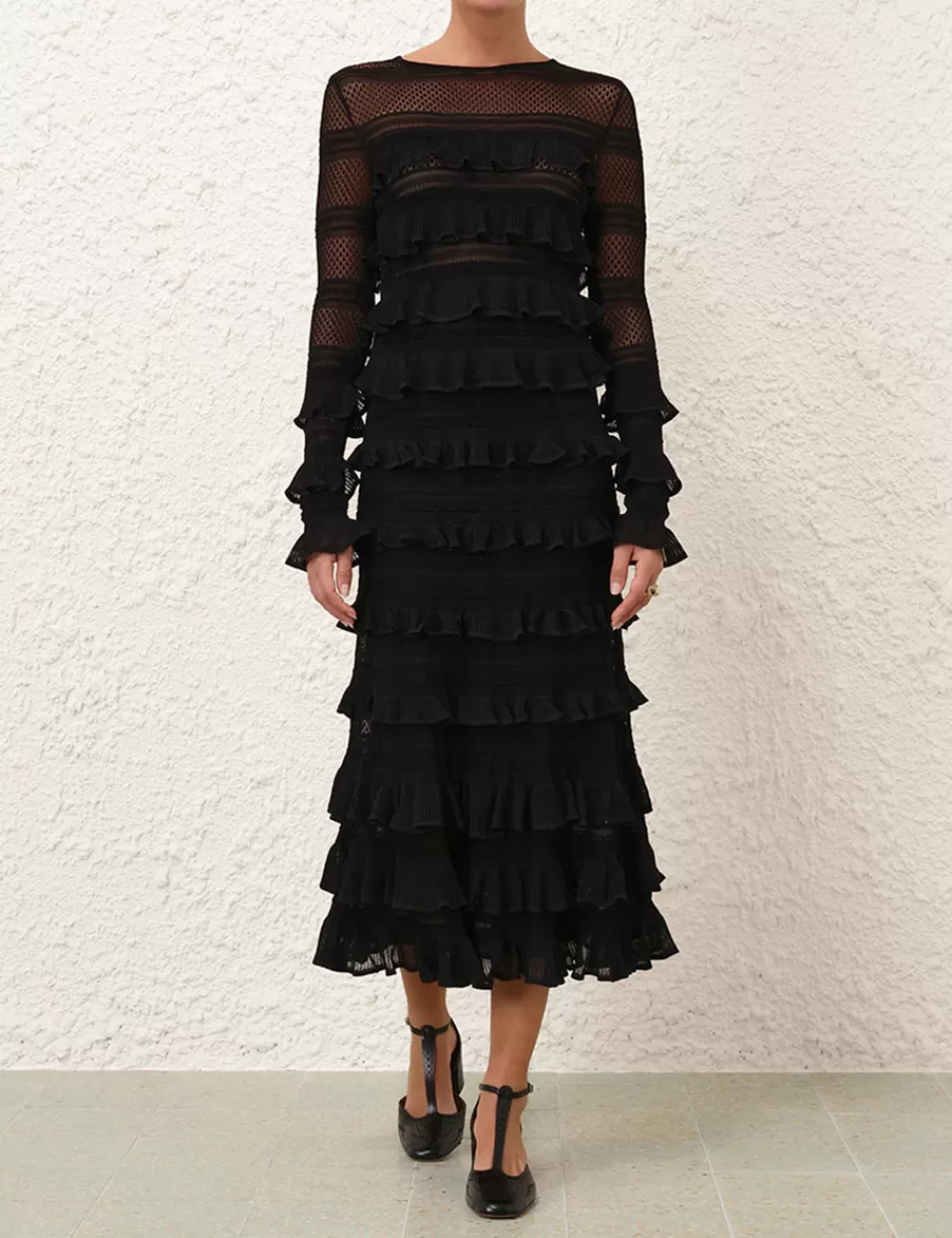 ZIMMERMANN Illustration Frilled Skirt