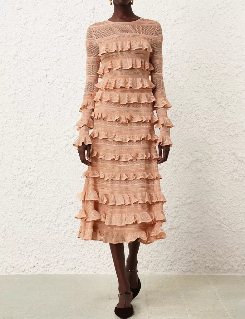 ZIMMERMANN Illustration Frilled Skirt