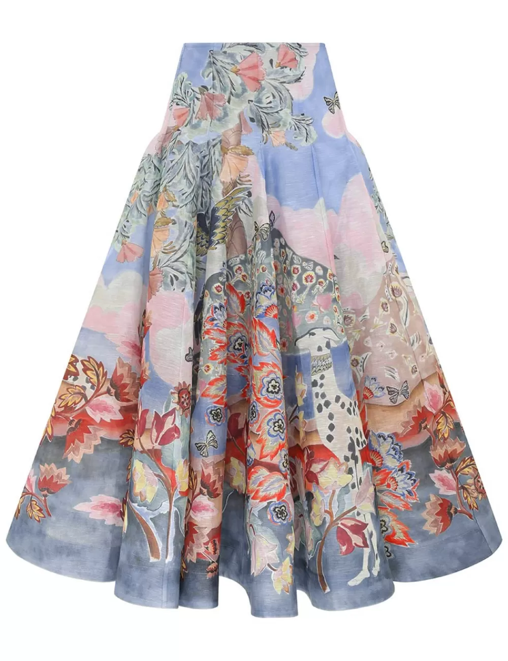 ZIMMERMANN Illustration Godet Skirt