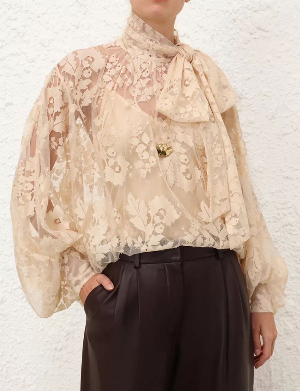 ZIMMERMANN Illustration Lace Blouse