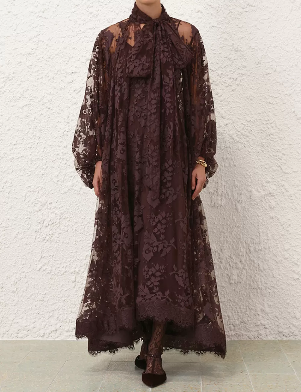 ZIMMERMANN Illustration Lace Gown