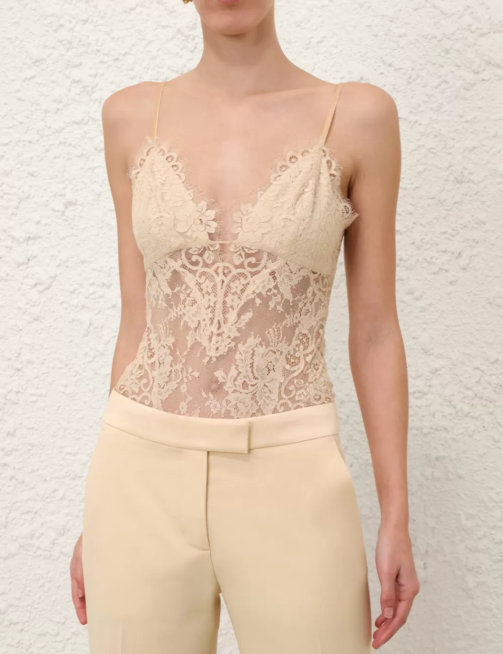 ZIMMERMANN Illustration Lace Teddy