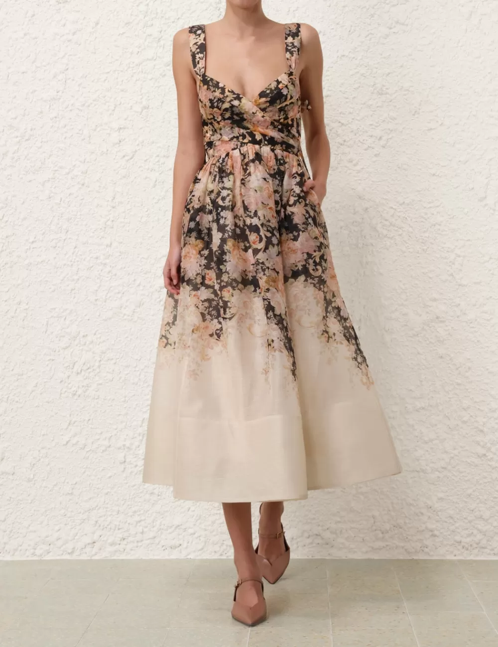 ZIMMERMANN Illustration Midi Dress