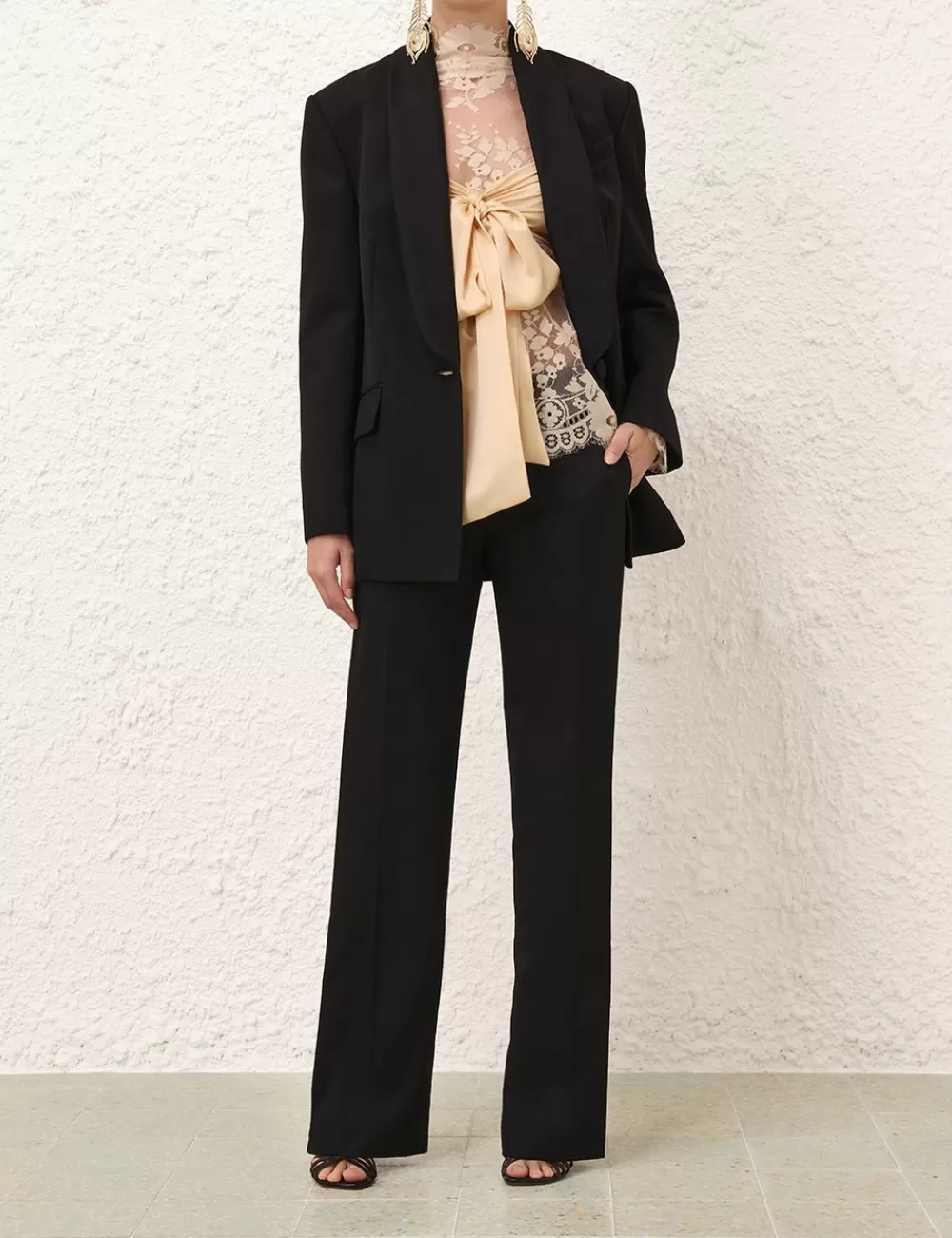 ZIMMERMANN Illustration Straight Tux Pant