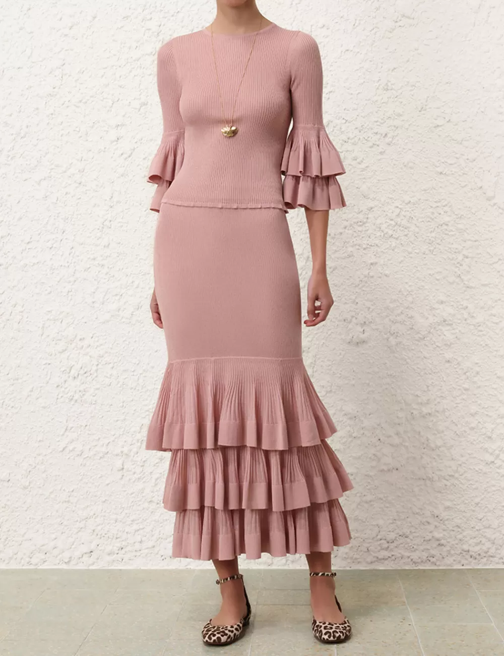 ZIMMERMANN Illustration Tiered Skirt