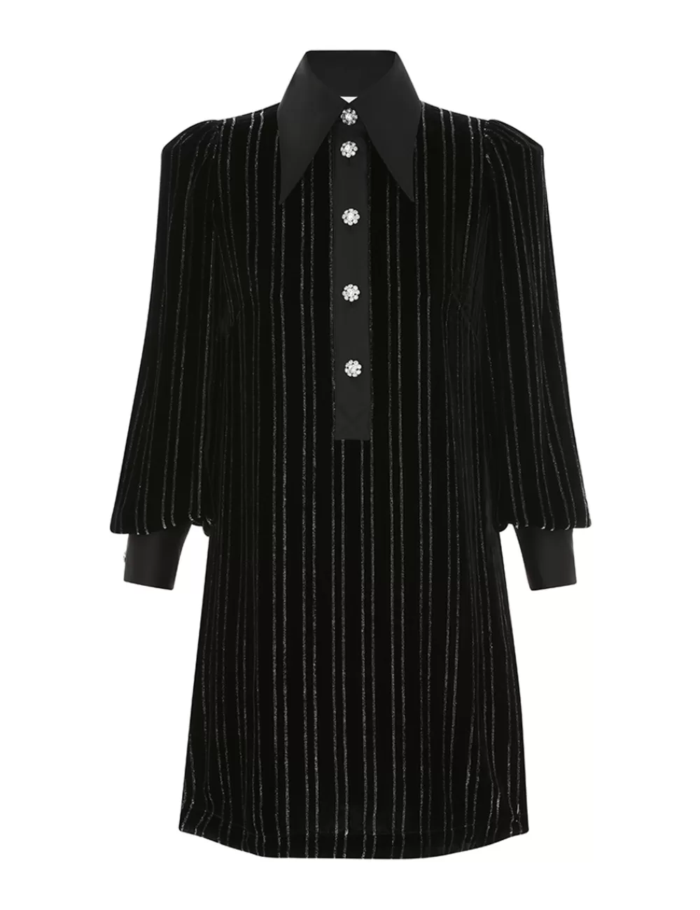 ZIMMERMANN Illustration Velvet Mini Dress