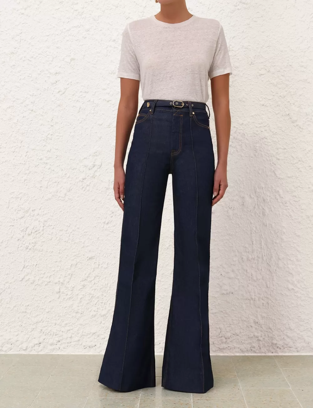 ZIMMERMANN Illustration Wide Leg Jean