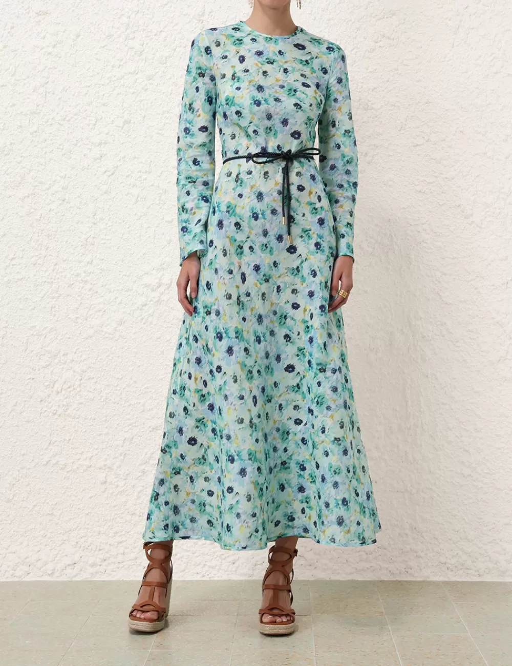 ZIMMERMANN Lightburst Bias Long Dress