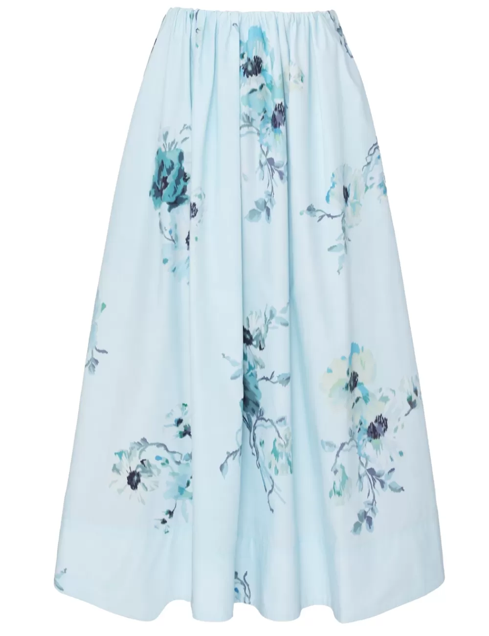 ZIMMERMANN Lightburst Gathered Midi Skirt