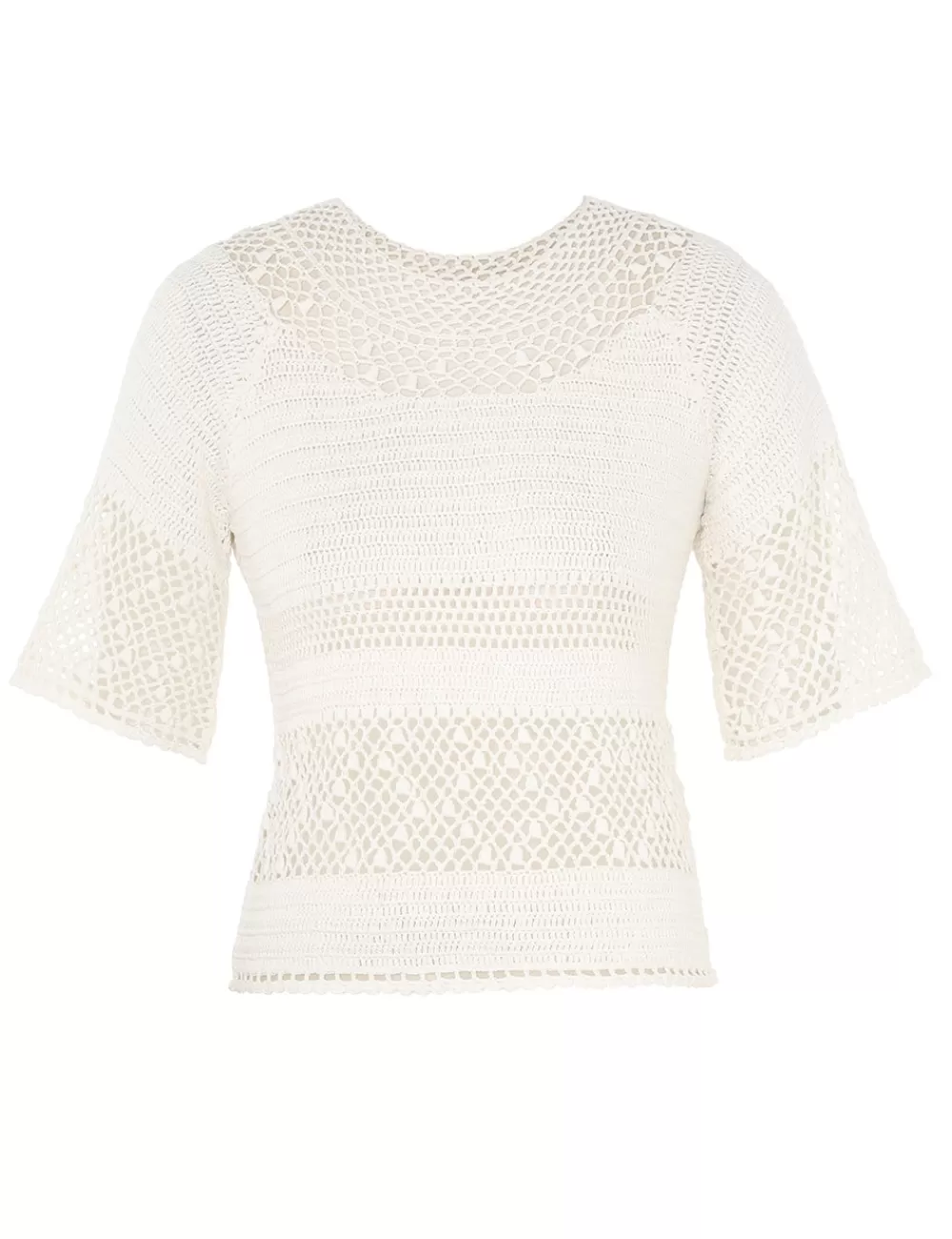 ZIMMERMANN Ottie Crochet Top