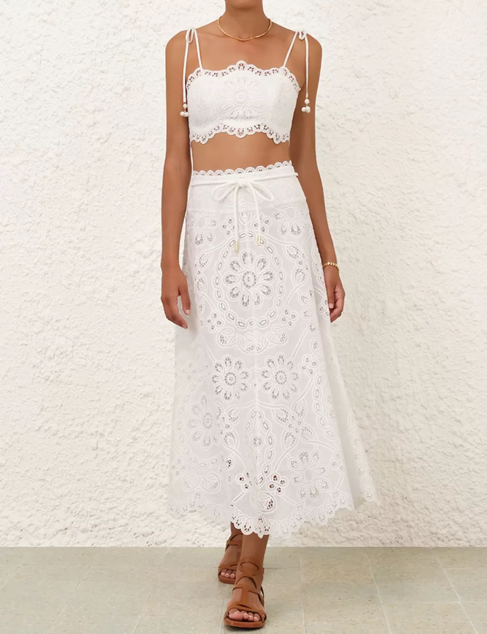 ZIMMERMANN Ottie Flared Skirt