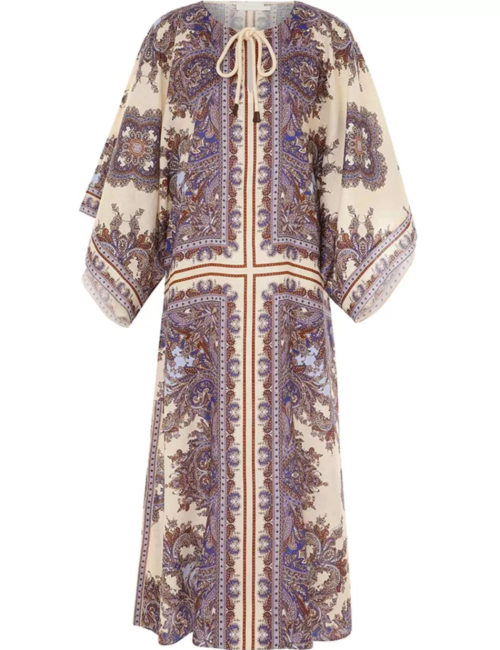 ZIMMERMANN Ottie Kaftan Midi Dress