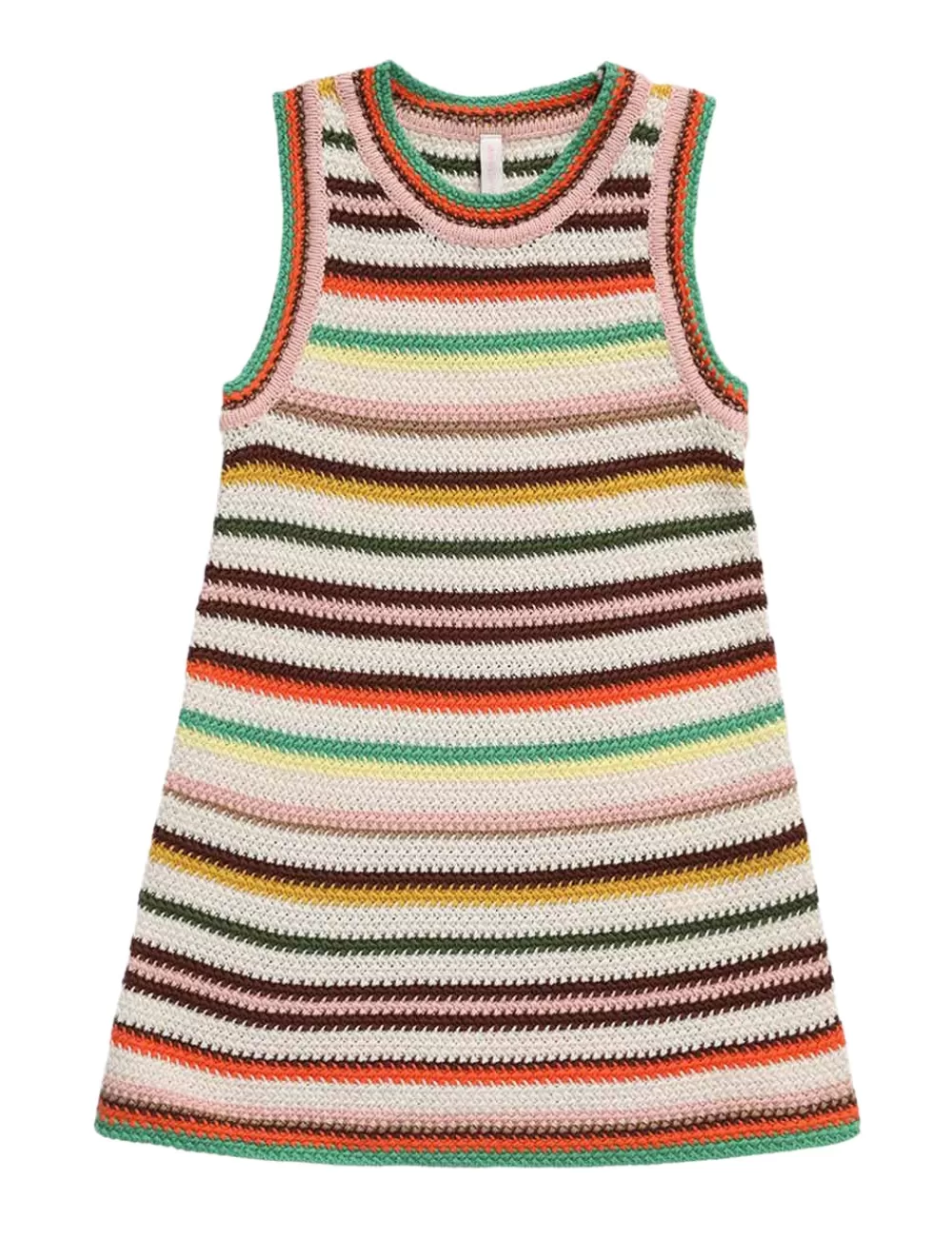 Kids ZIMMERMANN Ottie Stripe Knit Dress