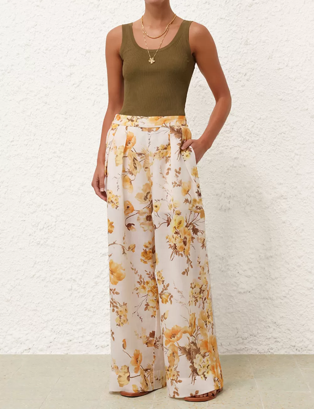 ZIMMERMANN Ottie Wide Leg Pant