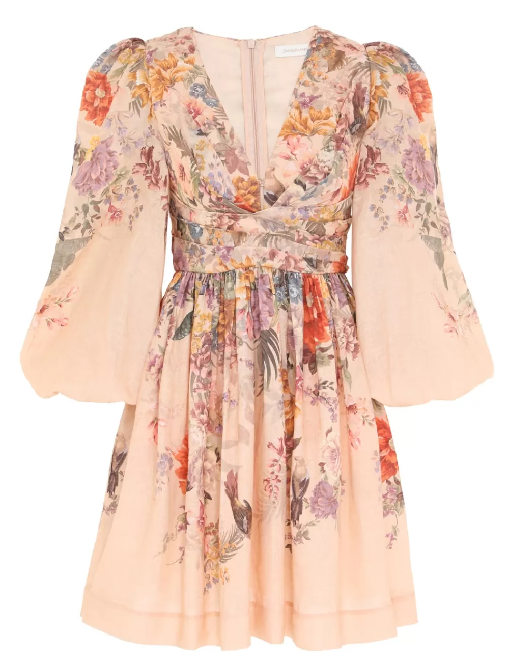 ZIMMERMANN Pavilion Draped Mini Dress