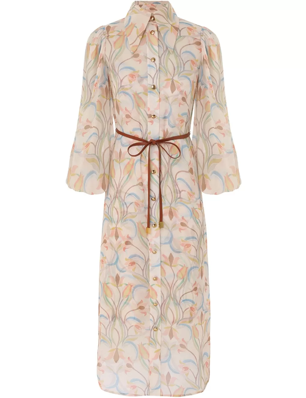 ZIMMERMANN Pavilion Midi Tunic Dress