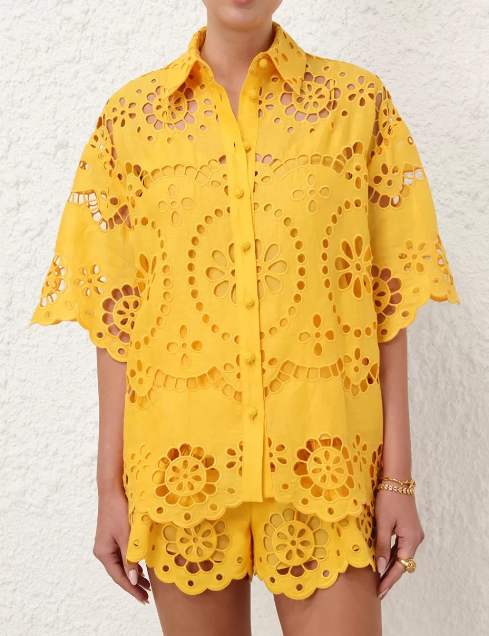 ZIMMERMANN Pop Embroidered Shirt