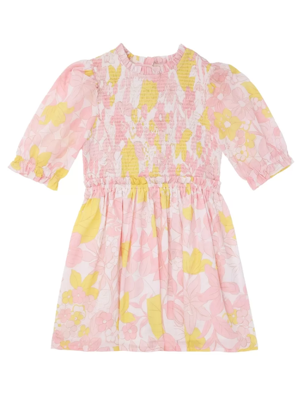 Kids ZIMMERMANN Pop Puff Sleeve Dress