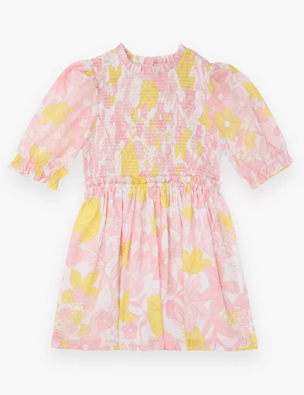 Kids ZIMMERMANN Pop Puff Sleeve Dress