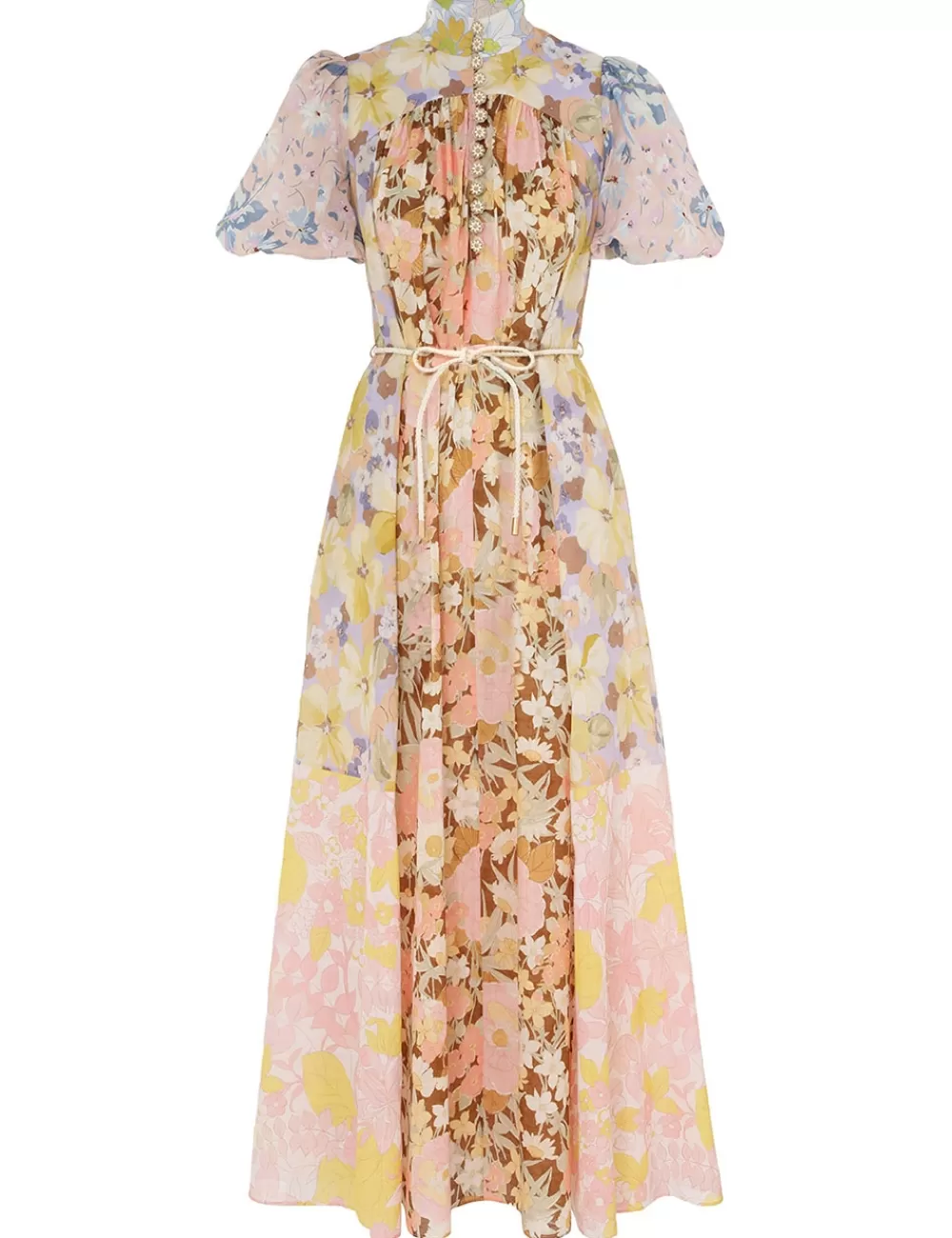 ZIMMERMANN Pop Puff Sleeve Maxi Dress