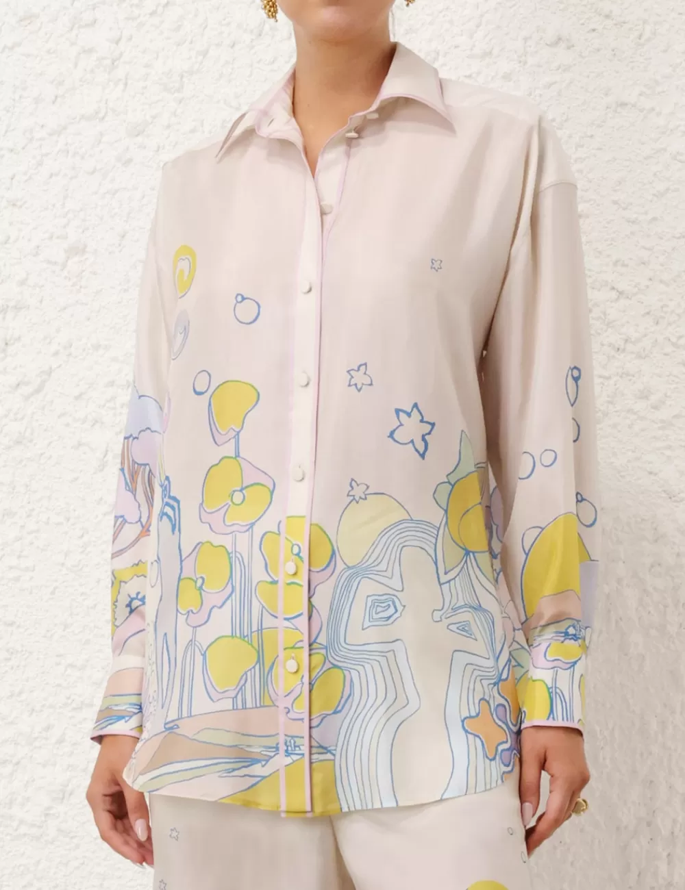 ZIMMERMANN Pop Relaxed Shirt