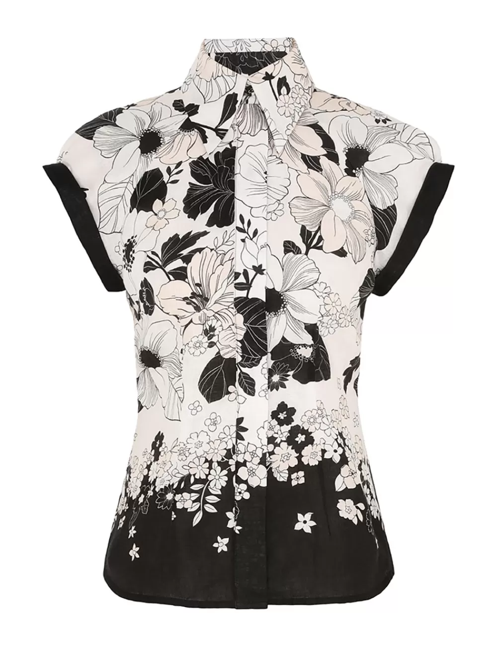 ZIMMERMANN Pop Short Sleeve Shirt