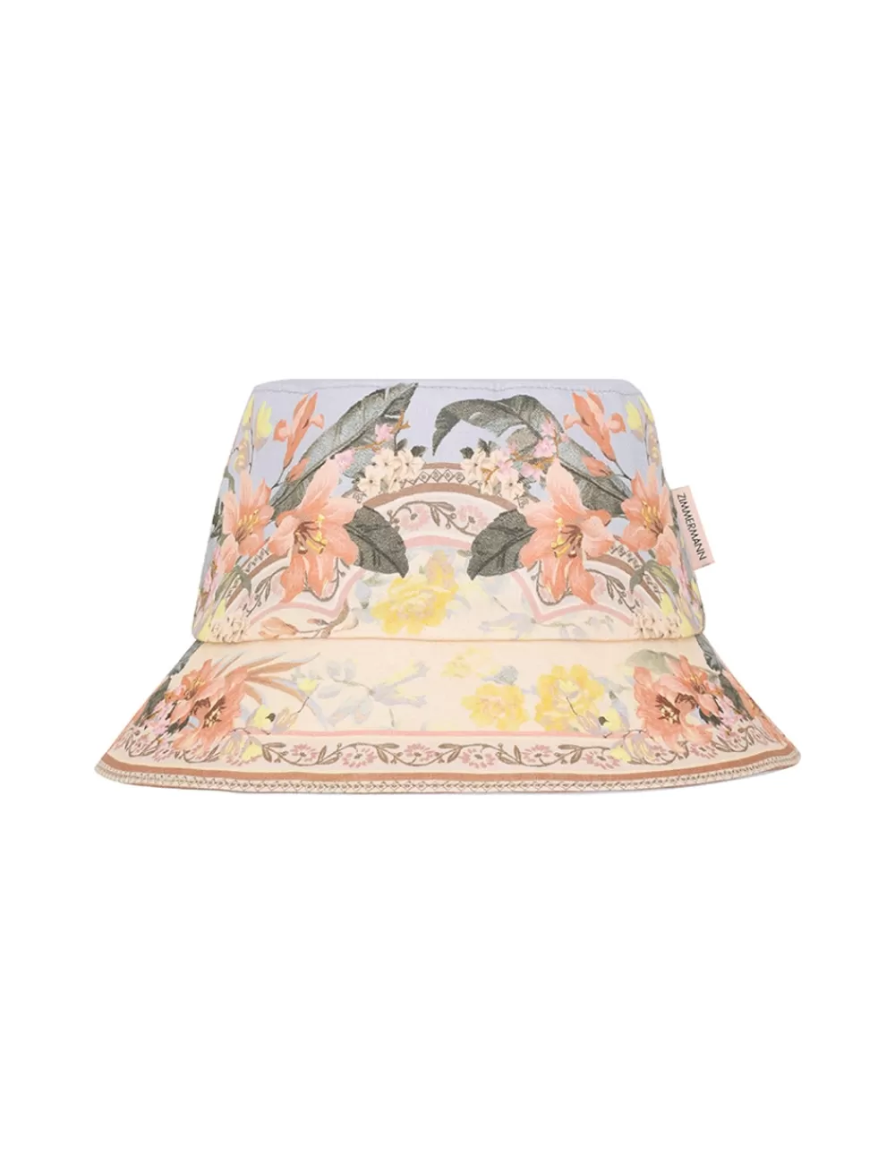 ZIMMERMANN Printed Canvas Bucket Hat