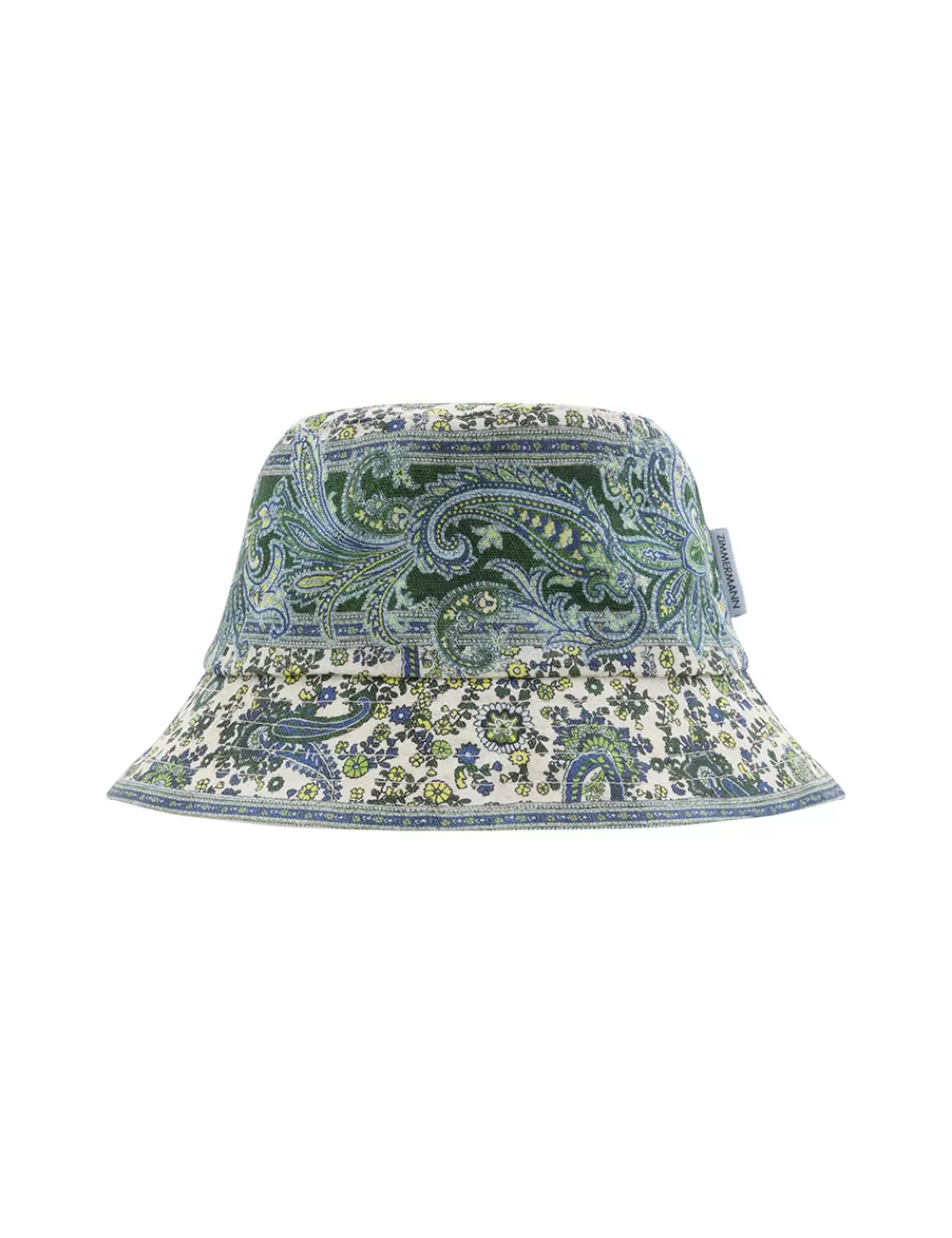 ZIMMERMANN Printed Canvas Bucket Hat