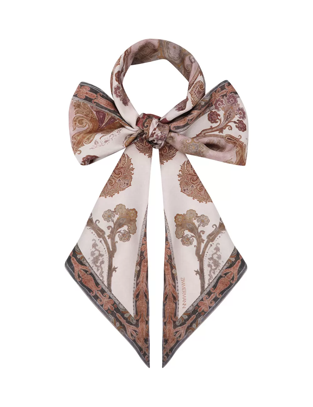 ZIMMERMANN Printed Silk Neck Scarf