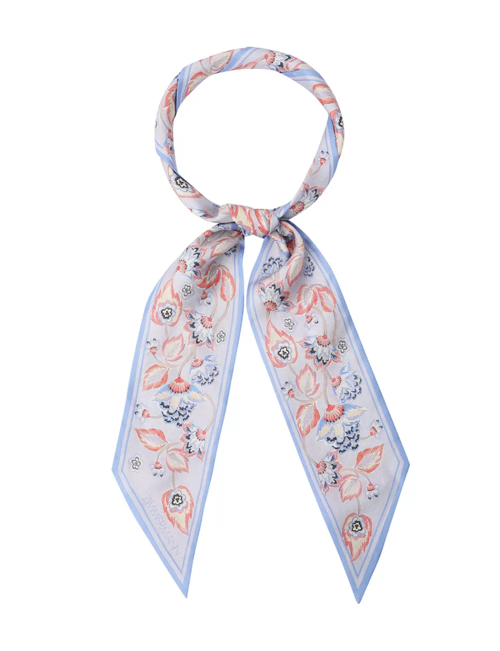 ZIMMERMANN Printed Silk Ribbon Scarf