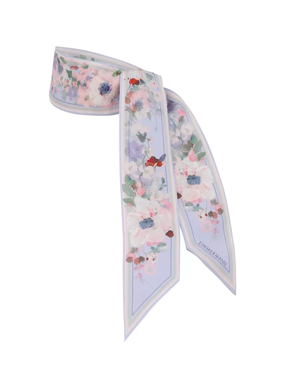 ZIMMERMANN Printed Silk Ribbon Scarf