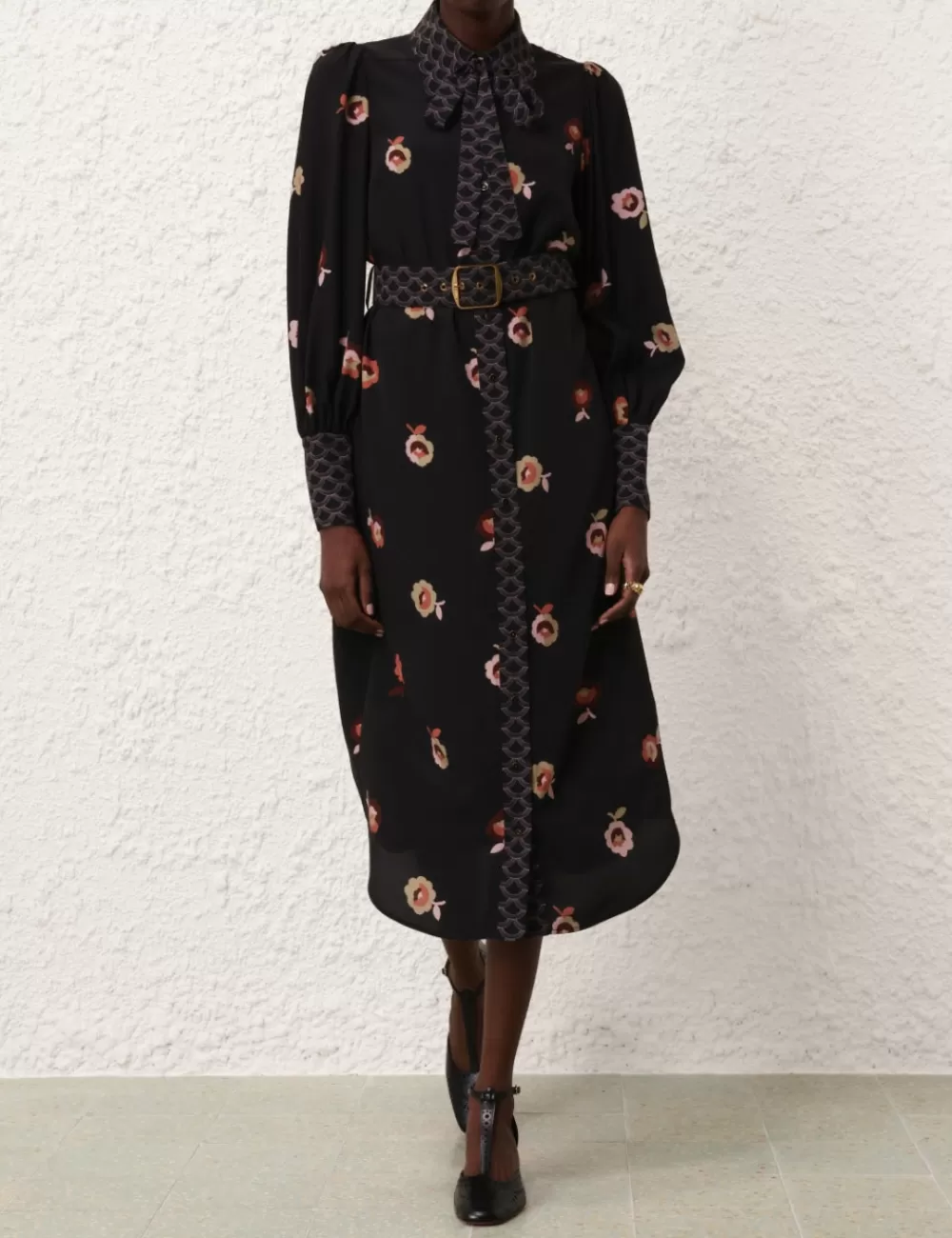 ZIMMERMANN Pussybow Midi Dress