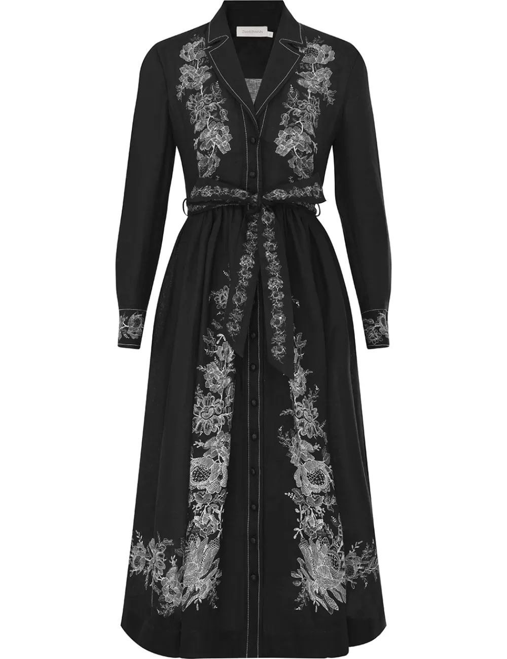 ZIMMERMANN Shirt Midi Dress