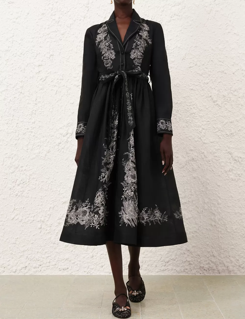 ZIMMERMANN Shirt Midi Dress