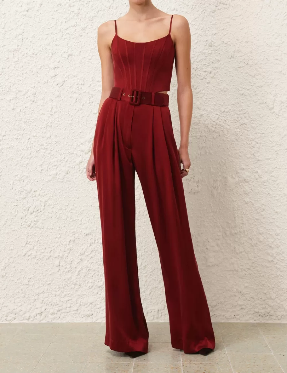 ZIMMERMANN Silk Tuck Pant