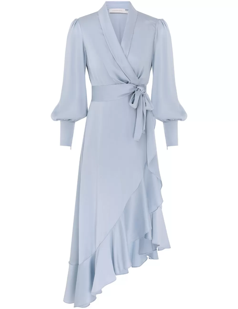 ZIMMERMANN Silk Wrap Midi Dress