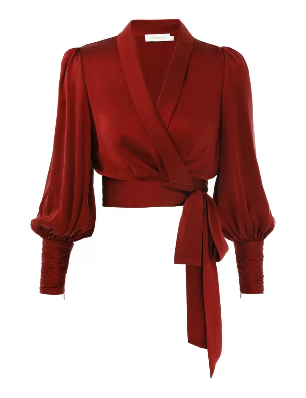 ZIMMERMANN Silk Wrap Top