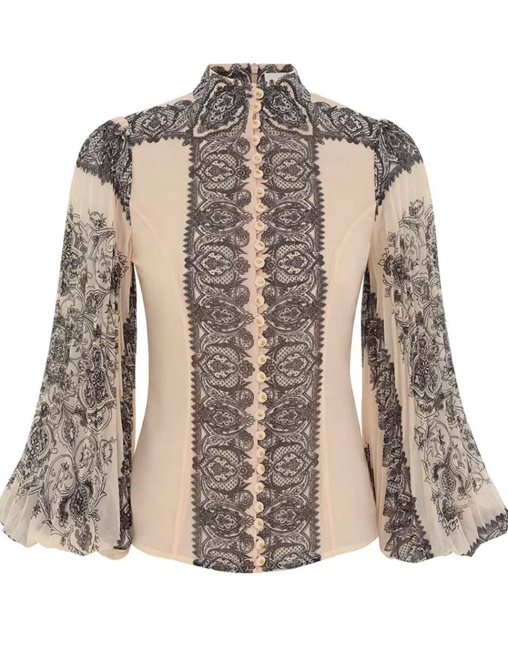 ZIMMERMANN Sunray Pleated Blouse