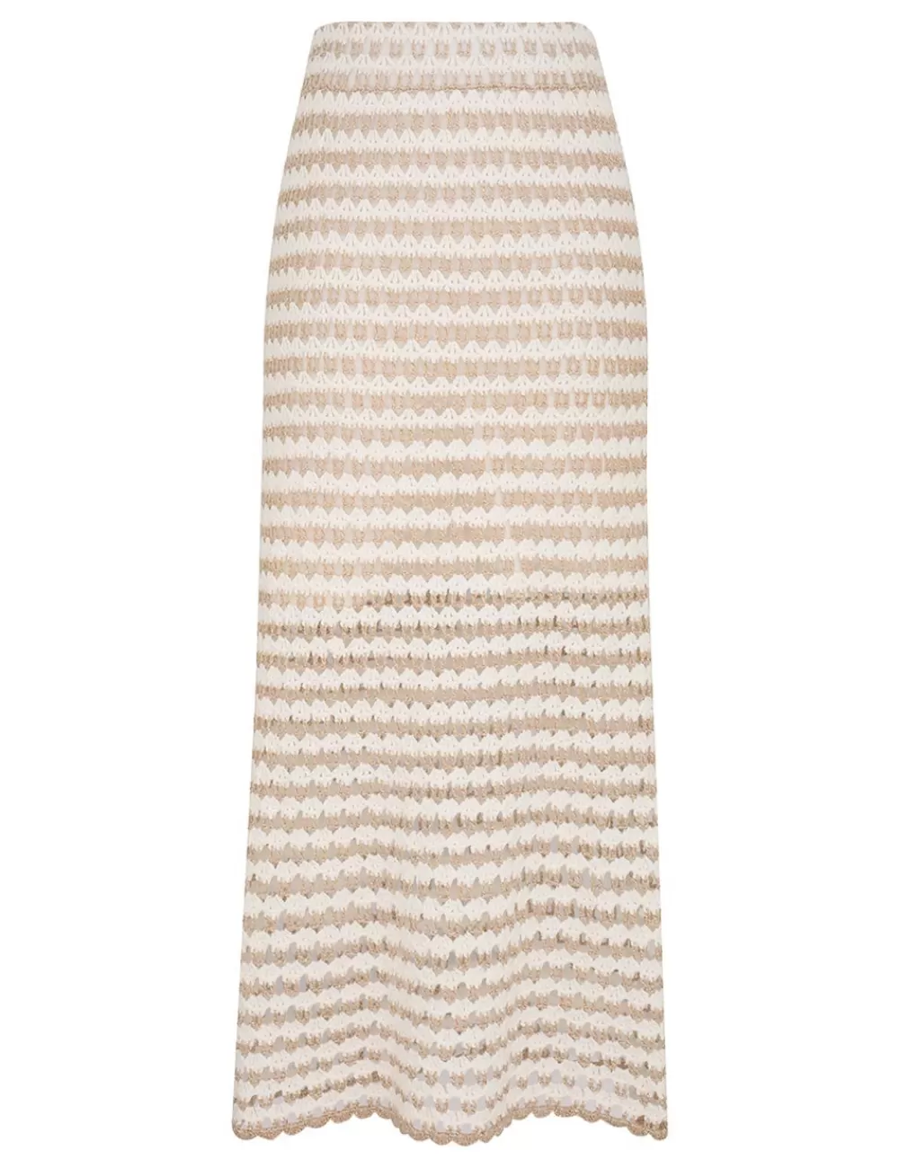 ZIMMERMANN Tallow Crochet Midi Skirt