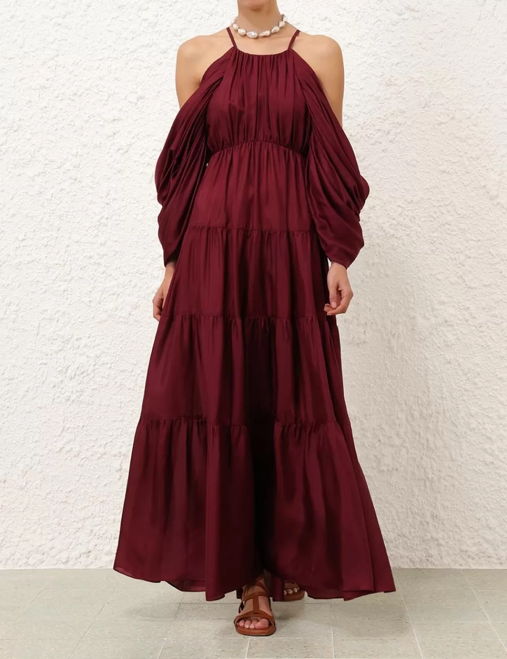 ZIMMERMANN Tallow Gathered Maxi Dress