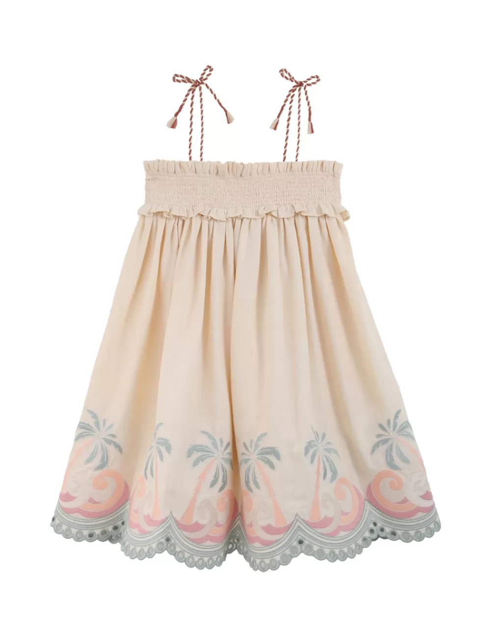 Kids ZIMMERMANN Tallow Kids Embroidery Dress