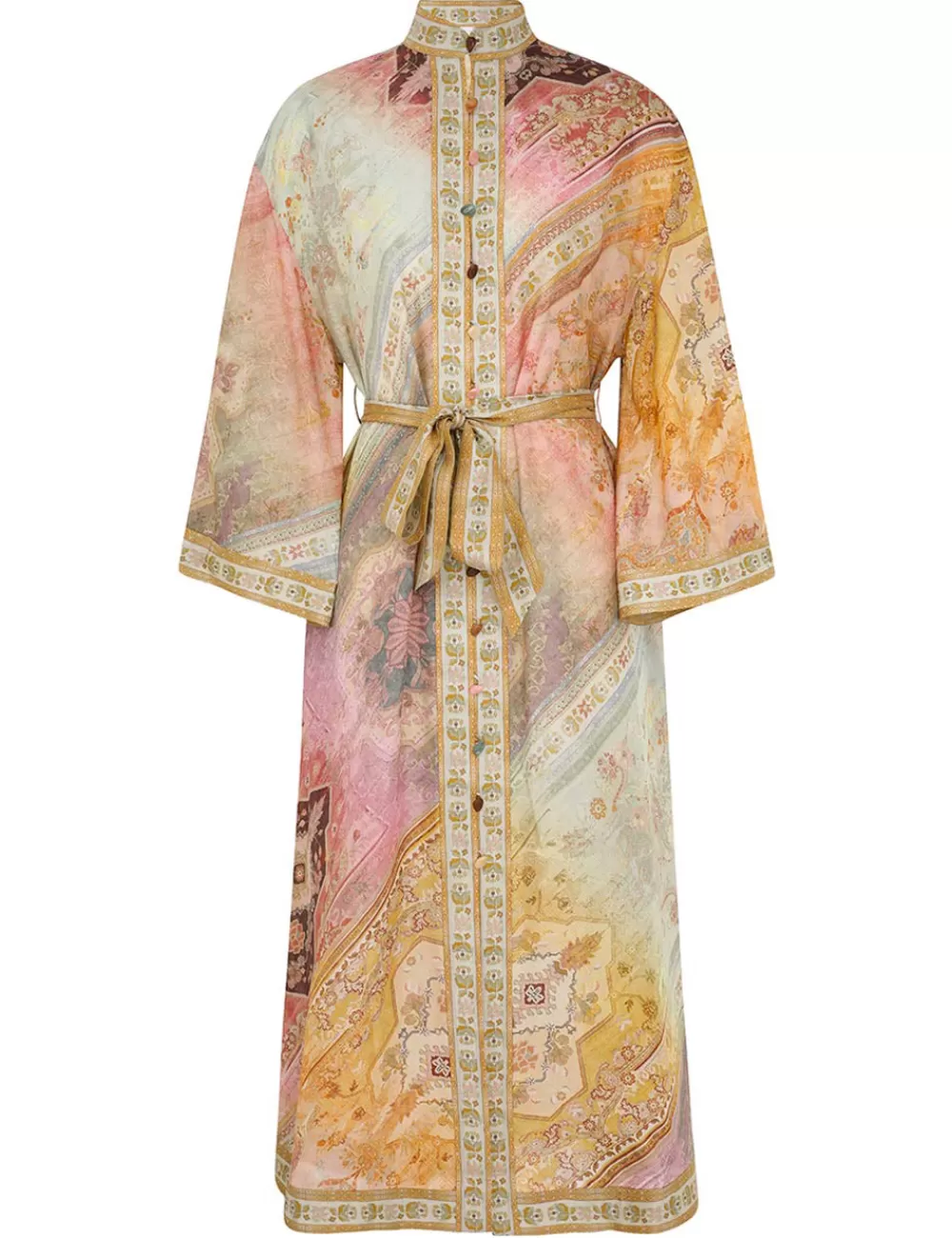 ZIMMERMANN Tallow Midi Shirt Dress