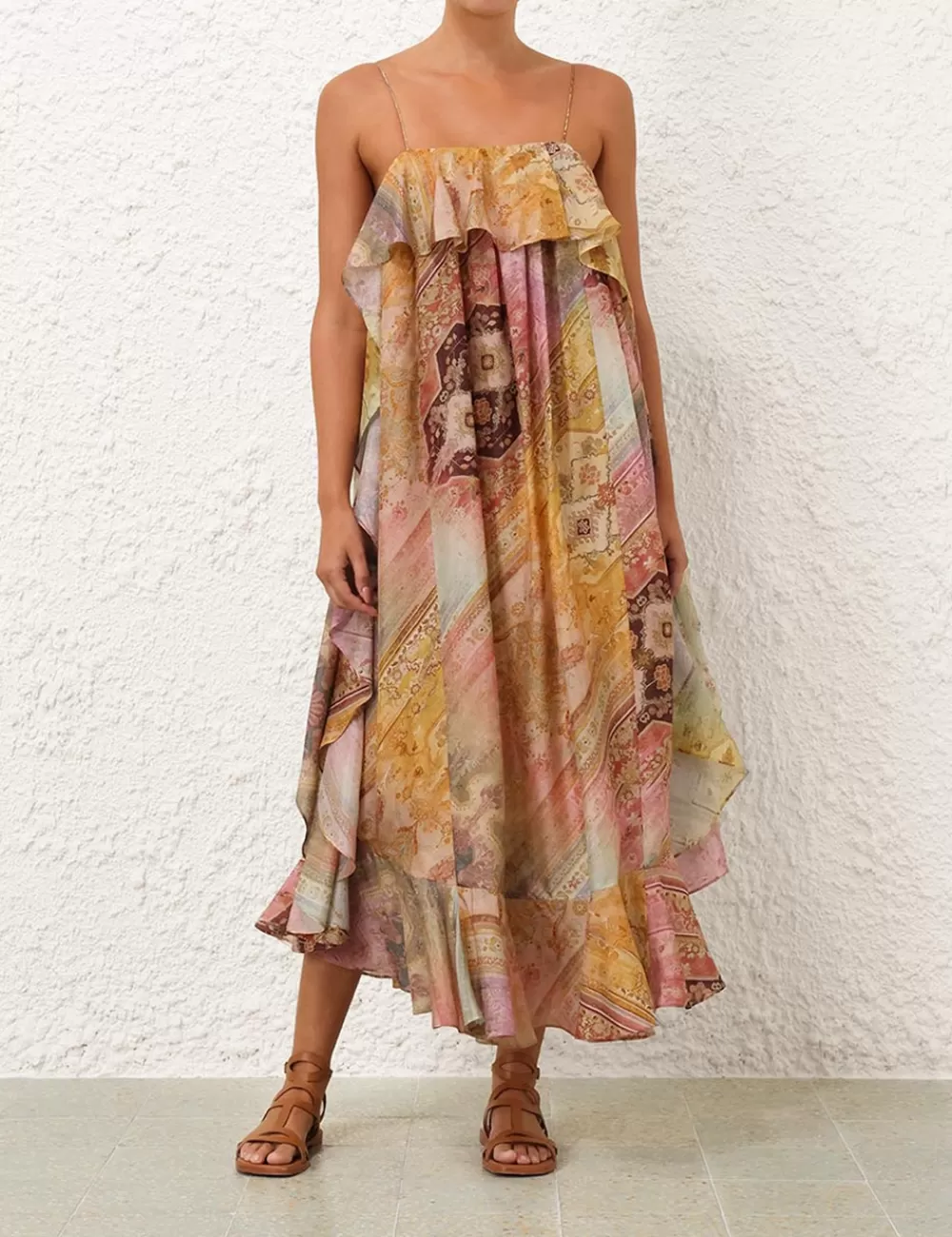 ZIMMERMANN Tallow Ruffle Maxi Dress